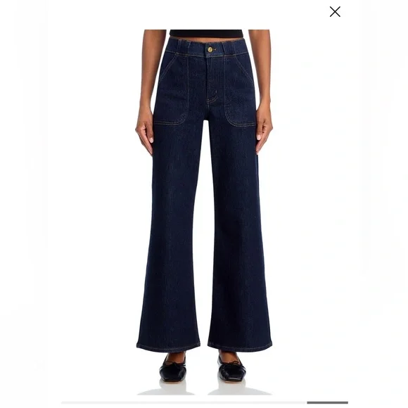 FRAME Denim High Rise Modern Pocket Jean in Rinse, Size 30. - Picture 7 of 15